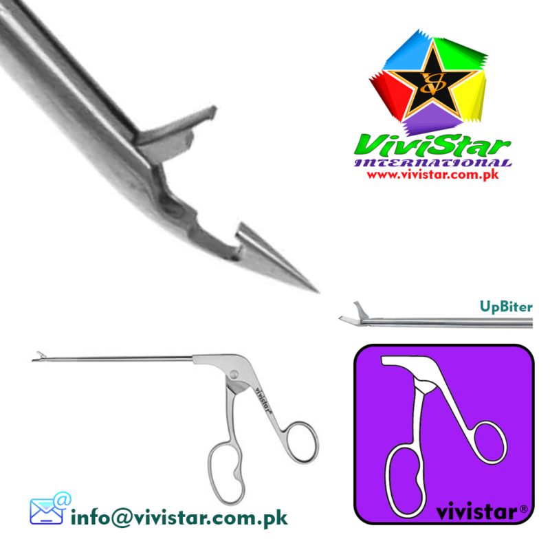 203-Arthroscopic-Birdbeak Suture Hook Forceps-20 Degree UpBitter-Arthroscopy-Endoscopy-Pro-Handle-Acufex-Silcut-Pro-Shoulder-joint-Surgery