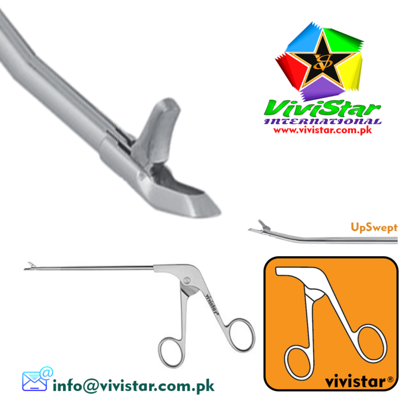 4-Arthroscopic-slimline-Basket-Punch-Medium-UpSwept-Arthroscopy-Endoscopy-Ring-Handle-Acufex-Silcut-Pro-Hip-Shoulder-joint-Surgery
