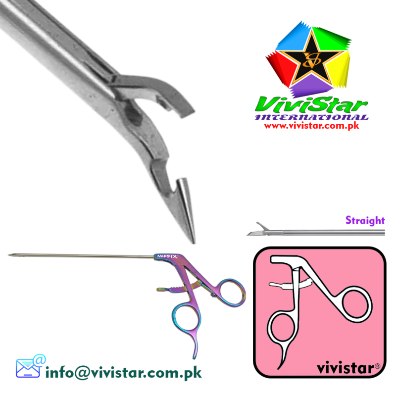 505-Arthroscopic-Birdbeak Suture Hook Forceps-45 Degree Right-Arthroscopy-Endoscopy-Economy-Ratchet-Handle-Acufex-Silcut-Pro-Shoulder-joint-Surgery