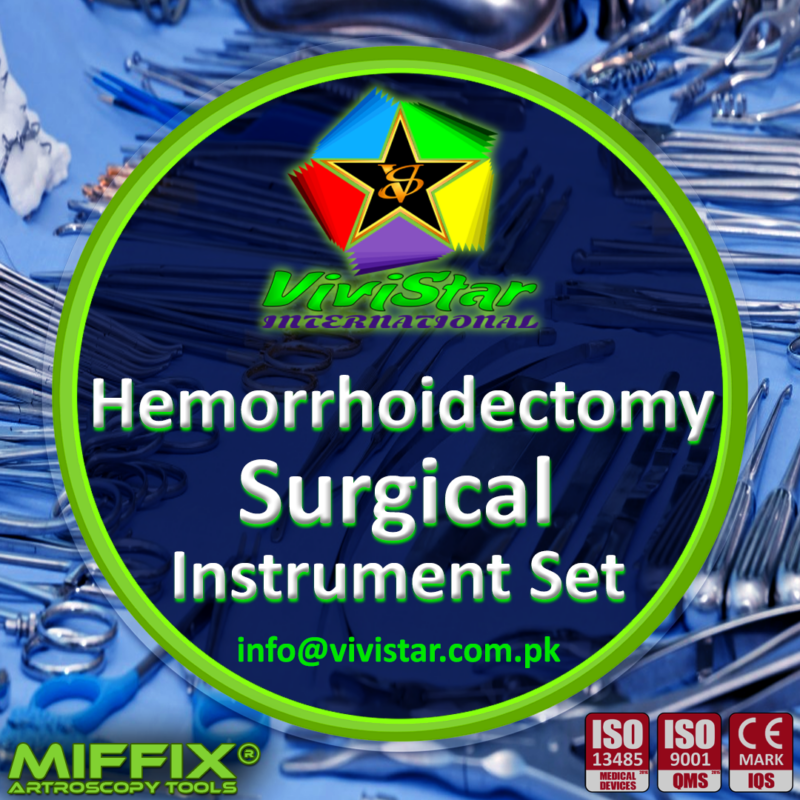 Hemorrhoidectomy Surgical Instrument Set hemorrhoids anoscopy colonoscopy Surgery