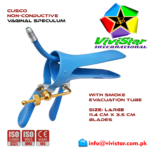 Cusco Vaginal Speculum Large L Gynecology Obstetrics Leep Insulated smoke evacuation Electrosurgical Instruments Coagulate Tissues European Europe Blue Coating