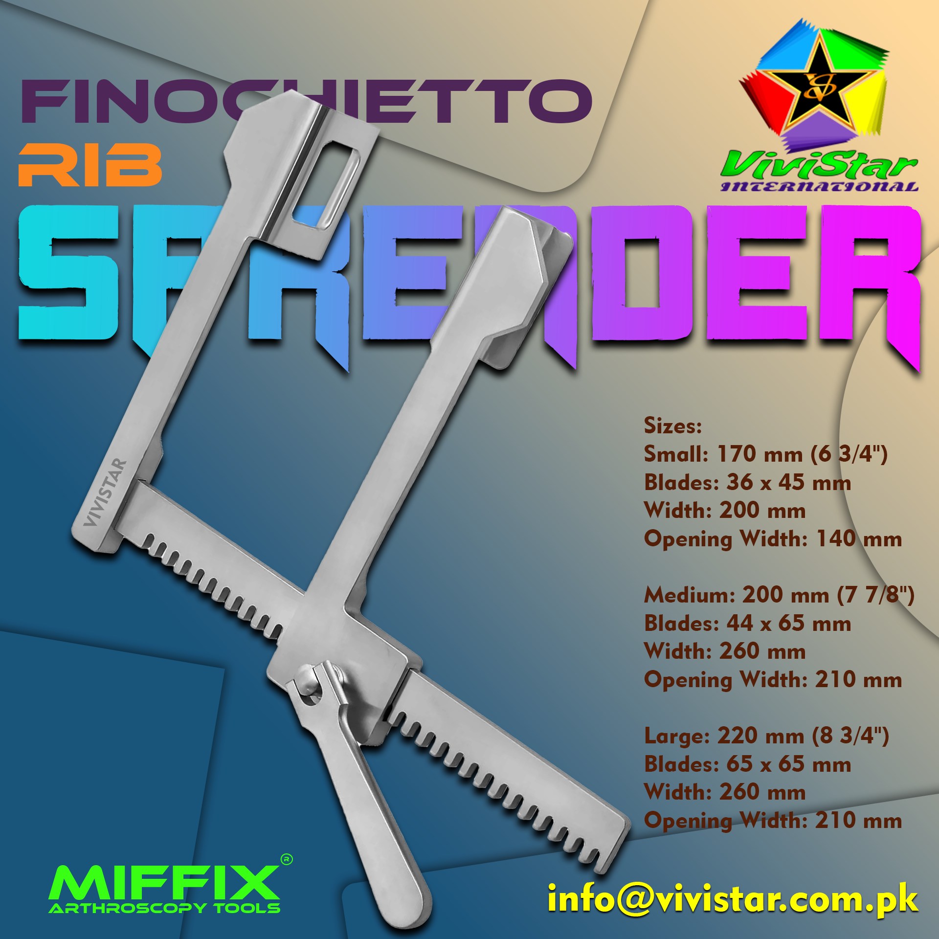 Finochietto Rib Spreader