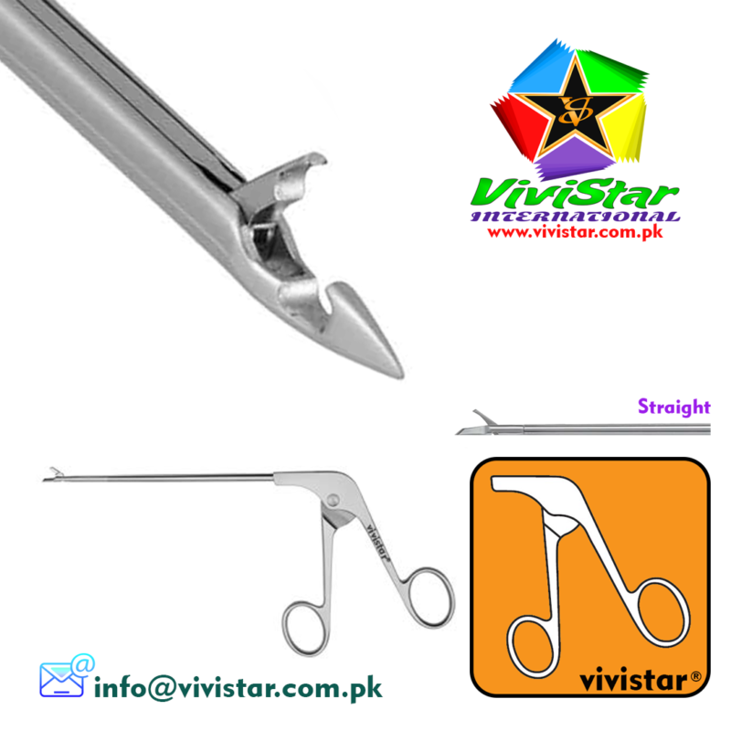 101-Arthroscopic-Birdbeak Suture Forceps-Straight-Arthroscopy-Endoscopy-Ring-Handle-Acufex-Silcut-Pro-Shoulder-joint-Surgery
