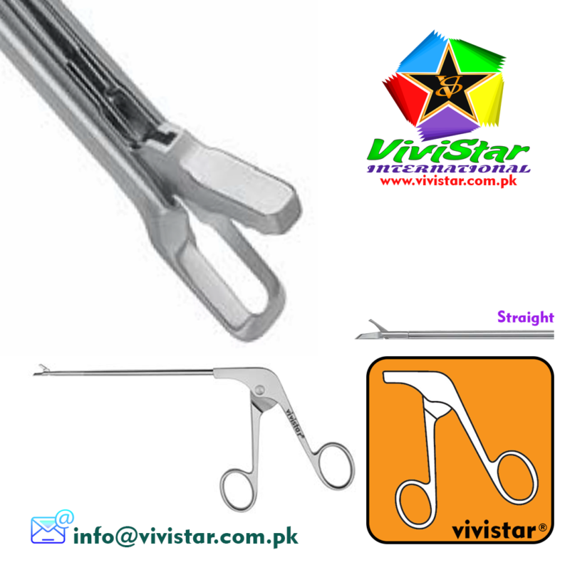 12-Arthroscopic-Duckling-Basket-Punch-Small-Straight-Arthroscopy-Endoscopy-Ring-Handle-Acufex-Silcut-Pro-Knee-joint-Surgery