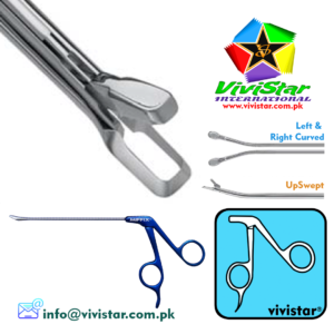 14-Arthroscopic-Duckbill-Basket-Punch-Medium-UpSwept-Left-Right-Arthroscopy-Endoscopy-Ring-Handle-Acufex-Silcut-Pro-Knee-joint-Surgery