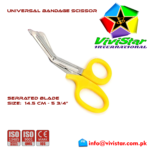 14 - Universal Bandage Scissors 5-75 (Yellow) Shears Heavy Duty EMT EMS Utility Trauma Set First Aid Stainless Steel Blades and Plastic Handles Paramedic Nursing Tools