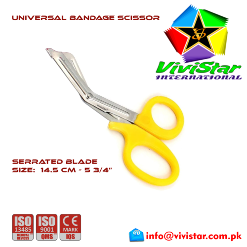 14 - Universal Bandage Scissors 5-75 (Yellow) Shears Heavy Duty EMT EMS Utility Trauma Set First Aid Stainless Steel Blades and Plastic Handles Paramedic Nursing Tools 14 - Universal Bandage Scissors 5-75 (Yellow) Shears Heavy Duty EMT EMS Utility Trauma Set First Aid Stainless Steel Blades and Plastic Handles Paramedic Nursing Tools