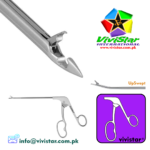 202-Arthroscopic-Birdbeak Suture Forceps-UpSwept-Arthroscopy-Endoscopy-Pro-Handle-Acufex-Silcut-Pro-Shoulder-joint-Surgery