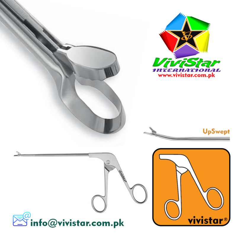22-Arthroscopic-Oval-Punch-Medium-UpSwept-Arthroscopy-Endoscopy-Ring-Handle-Acufex-Silcut-Pro-Knee-joint-Surgery