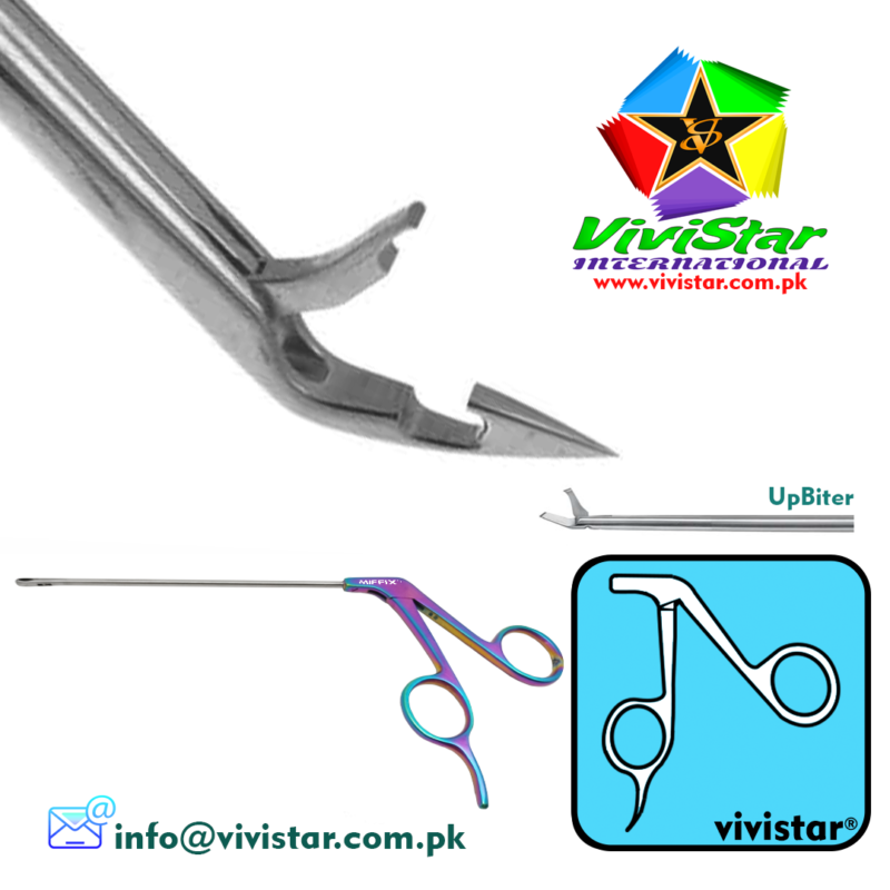 304-Arthroscopic-Birdbeak Suture Hook Forceps-40 Degree UpBitter-Arthroscopy-Endoscopy-Economy-Handle-Acufex-Silcut-Pro-Shoulder-joint-Surgery