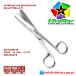 OPERATING-SCISSORS-Blunt-Blunt-Straight-Delicate14-cm-5-5-inch-Cardiovascular-ENT-General-Surgery-Gynecology