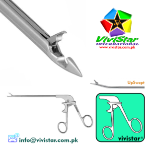 402-Arthroscopic-Birdbeak Suture Forceps-UpSwept-Arthroscopy-Endoscopy-Slide-Lock-Handle-Acufex-Silcut-Pro-Shoulder-joint-Surgery