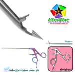503-Arthroscopic-Birdbeak Suture Hook Forceps-20 Degree UpBitter-Arthroscopy-Endoscopy-Economy Ratchet-Handle-Acufex-Silcut-Pro-Shoulder-joint-Surgery