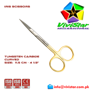 IRIS-SCISSORS-TC-Straight-11-5-cm-4-50-inch-Cardiovascular-ENT-General-Surgery-Gynecology-Obstetrics-Neurosurgery-Spine-Orthopedic-Plastic-Surgery-Urology