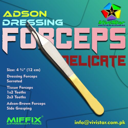 Precision Adson Forceps Delicate | Engineered For Superior Grip & Unmatched Control