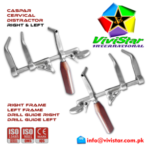 Caspar Cervical VERTEBRAL Distractor Set of Two Right Left