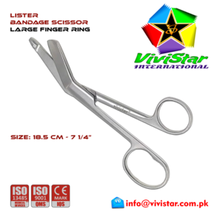 Lister Bandage Scissor Large Finger Ring
