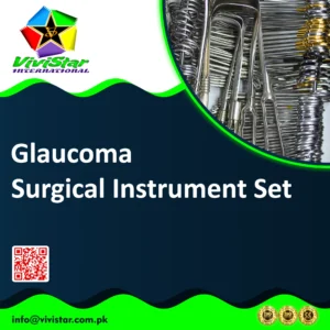 Glaucoma Surgical Instrument Set Eye Surgery Ophthalmic Trabeculectomy Goniotomy Speculum Castroviejo Needle Holder Vannas Scissors Westcott Kelly Punch McPherson Colibri Iris Barraquer