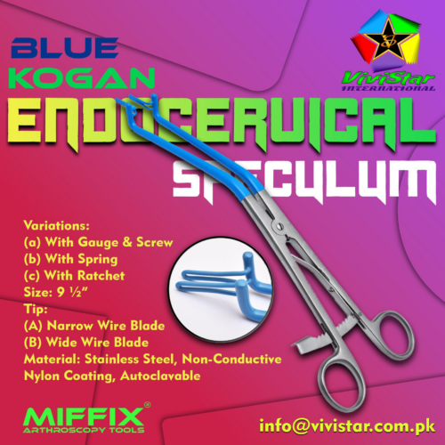Blue Kogan Endocervical Speculum Blue Kogan Endocervical Speculum