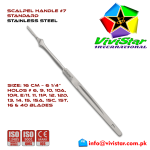 Scalpel Handle #7 BP Surgical Knife Special EMI EMS dissection Cuts skin Surgical tissue Abdominal Cardiovascular General Surgery Orthopedic