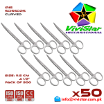 IRIS SCISSORS - Curved 11-5 cm 4-50 inch Cardiovascular ENT General Surgery Gynecology Obstetrics Neurosurgery Spine Orthopedic Plastic Surgery Urology Pack of 500 Hundred