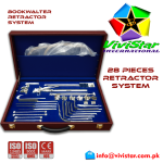 Bookwalter Retractor System Set 28 Pcs Abdominal General Surgery Vascular Surgery Pediatric Surgery Spine Urology Cardiac USA Germany German Stainless Steel