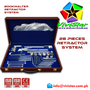 Bookwalter Retractor System Set 28 Pcs Abdominal General Surgery Vascular Surgery Pediatric Surgery Spine Urology Cardiac USA Germany German Stainless Steel