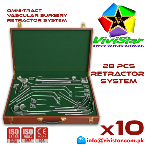 338 - Omni Tract Flexible Wishbone Vascular Surgery Retractor System vascular surgeries abdominal aortic aneurysm Iliofemoral bypass carotid endarterectomy femoral popliteal thoracic outlet Pack of 10 Omni Tract Flexible Wishbone Vascular Surgery Retractor System vascular surgeries abdominal aortic aneurysm Iliofemoral bypass carotid endarterectomy femoral popliteal thoracic outlet Pack of 10