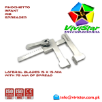 Finochietto Infant Rib Spreader 15 x 15 mm 75 mm Spread Vascular Surgery Thoracotomy Cardiac USA Germany German Stainless Steel Cardiovascular Trauma Surgeries