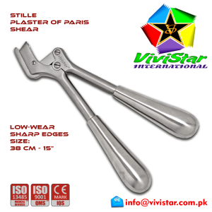 STILLE Plaster Cast Shear heavy-duty orthopedic instrument removal of plaster of Paris casts plier grip 38 cm 15 inch