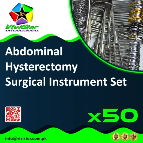 04 - Abdominal Hysterectomy Instrument Set Total TAH Subtotal Partial Radical Oncologist Gynecologist Salpingo-oophorectomy Pack of 50 Abdominal Hysterectomy Instrument Set Total TAH Subtotal Partial Radical Oncologist Gynecologist Salpingo-oophorectomy Pack of 50