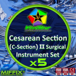 Cesarean Section C-section II One Instrument Set pregnancy Surgery gynecological Gynaecology Pack of 5