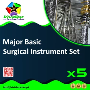 Major Basic Surgical Instrument Set Appendectomies splenectomies cholecystectomies Ovarian cystectomies endometriosis abdominal surgery Pack of 5