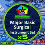 Major Basic Surgical Instrument Set Appendectomies splenectomies cholecystectomies Ovarian cystectomies endometriosis abdominal surgery Pack of 5
