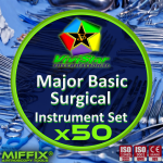 Major Basic Surgical Instrument Set Appendectomies splenectomies cholecystectomies Ovarian cystectomies endometriosis abdominal surgery Pack of 50