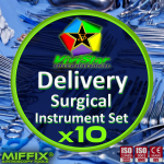 Delivery Instrument Set pregnancy Surgery gynecological Gynaecology Pack of 10
