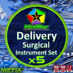 Delivery Instrument Set pregnancy Surgery gynecological Gynaecology Pack of 5