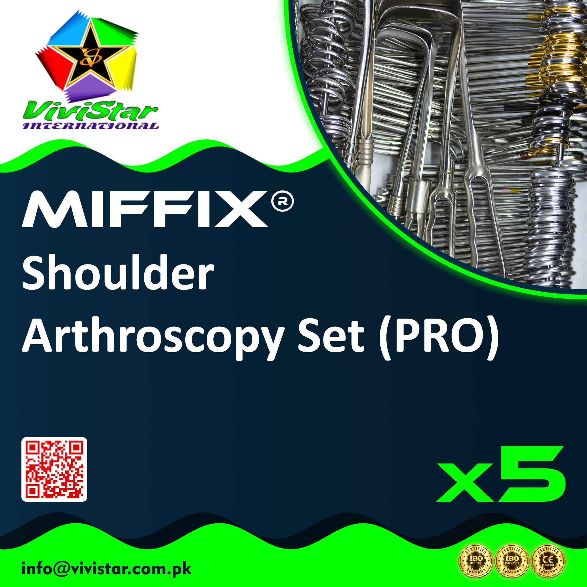 Shoulder Arthroscopy Set-Birdbeak Suture Forceps-Straight-Arthroscopy-Endoscopy-Pro-Ring-Handle-Acufex-Silcut-Pro-Shoulder-joint-Surgery Aligator Grasper Pack of 5 Surgical Instruments Sialkot Pakistan Scissors Forceps Kerrison Rongeur USA Mexico Brazil Germany Africa Europe Spain