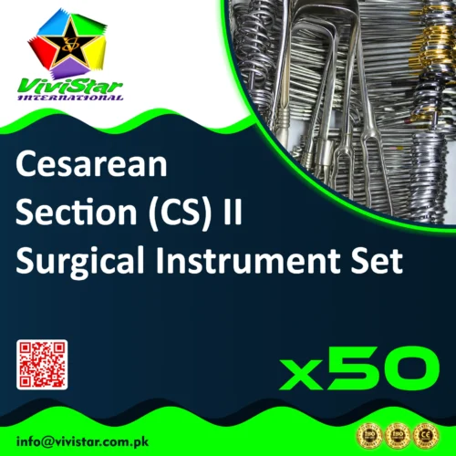 24 - Cesarean Section C-section II Large Instrument Set pregnancy Surgery gynecological Gynaecology CS TOLAC Pack of 50 sets