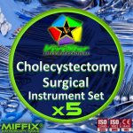 Cholecystectomy Surgical Instrument Set Gallbladder Surgery Abdominal Appendectomies splenectomies cholecystectomies Ovarian cystectomies endometriosis abdominal surgery Pack of 5