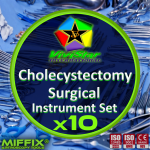 Cholecystectomy Surgical Instrument Set Gallbladder Surgery Abdominal Appendectomies splenectomies cholecystectomies Ovarian cystectomies endometriosis abdominal surgery Pack of 10