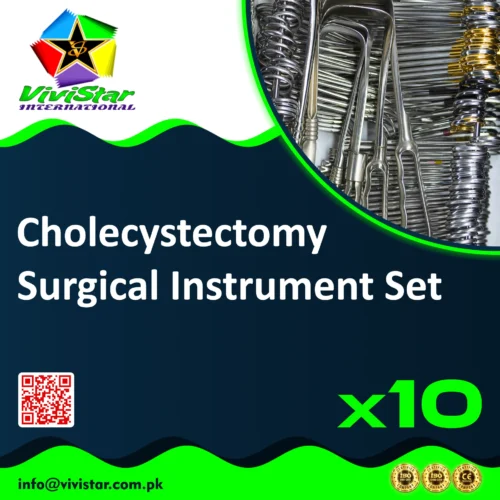39 - Cholecystectomy Surgical Instrument Set Gallbladder Surgery Abdominal Appendectomies splenectomies cholecystectomies Ovarian cystectomies endometriosis abdominal surgery Pack of 10 Sets
