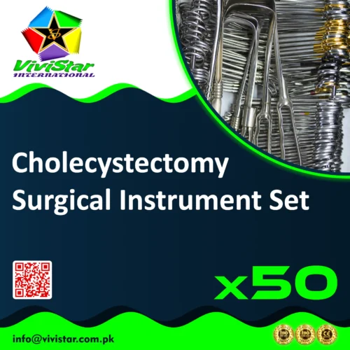 40 - Cholecystectomy Surgical Instrument Set Gallbladder Surgery Abdominal Appendectomies splenectomies cholecystectomies Ovarian cystectomies endometriosis abdominal surgery Pack of 50 Sets