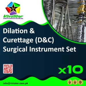 Dilation & Curettage (D&C) Surgical Instrument Set - Distributor Pack - 10 Sets