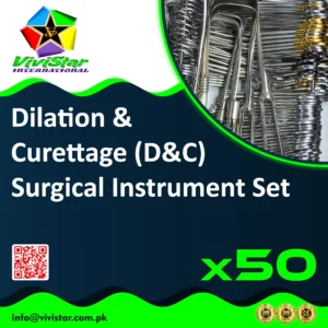 Dilation & Curettage (D&C) Surgical Instrument Set - Hospital Procurement - 50 Sets