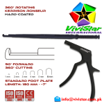 360 Degree Rotating Kerrison Rongeur 90 degree 1 - 6 mm 18 cm 180 mm 7 inch Black neurosurgical intracranial surgeons ENT Neurosurgery Spine Orthopedic