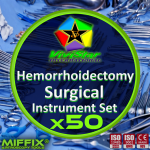 Hemorrhoidectomy Surgical Instruments Set hemorrhoidopexy polypectomy Thrombosed hemorrhoid excision Pack of 50