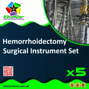 Hemorrhoidectomy Surgical Instruments Set hemorrhoidopexy polypectomy Thrombosed hemorrhoid excision Pack of 5 Sets