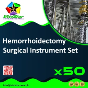 Hemorrhoidectomy Surgical Instrument Set - Hospital Procurement - 50 Sets