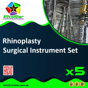 Rhinoplasty Surgical Instrument Set rhinoplasty septoplasty septorhinoplasty nasal osteotomies cartilage harvesting grafting alar base reduction Pack of 5 Sets